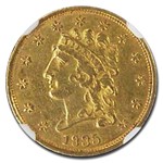 1835 $2.50 Gold Classic Head Quarter Eagle AU-55 NGC