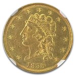 1835 $2.50 Gold Classic Head Quarter Eagle MS-62 NGC