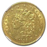 1835 $5 Gold Classic Head Half Eagle AU-58 NGC