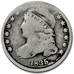 1835 Capped Bust Dime AG