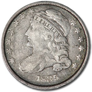 1835 Capped Bust Dime Fine 1835 Capped Bust Dime Fine