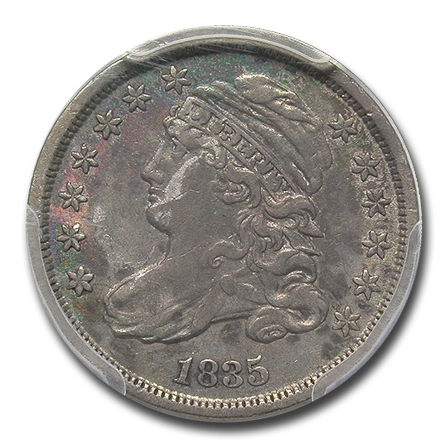 1835 Capped Bust Dime VF-35 PCGS