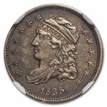 1835 Capped Bust Half Dime AU-58 NGC