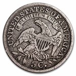 1835 Capped Bust Half Dime Small Date/Large 5¢ VF