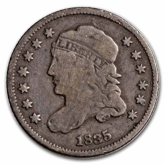 1835 Capped Bust Half Dime Small Date/Small 5¢ Good 1835 Capped Bust Half Dime Small Date/Small 5¢ Good