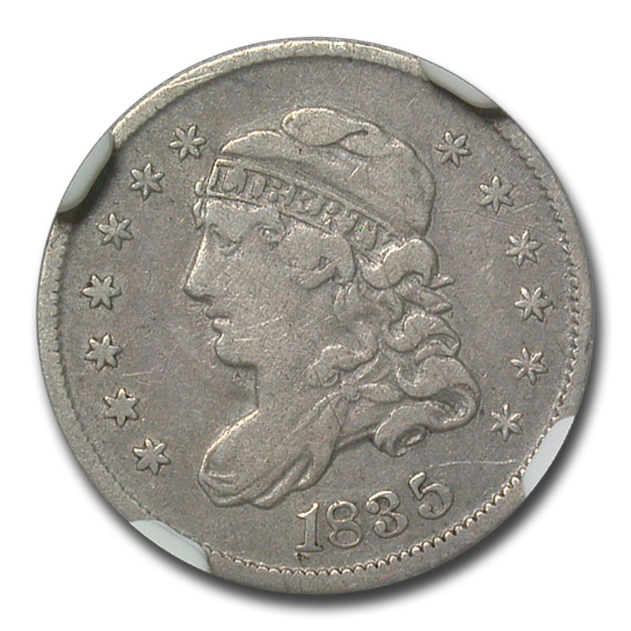 1835 Capped Bust Half Dime VF-25 NGC