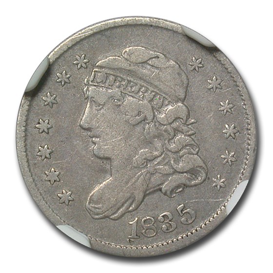 1835 Capped Bust Half Dime VF-25 NGC 1835 Capped Bust Half Dime VF-25 NGC