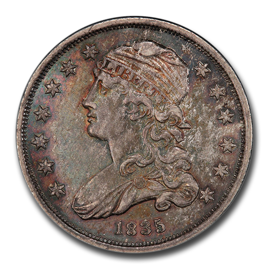 1835 (None) Phil Capped Bust Quarter Value - APMEX