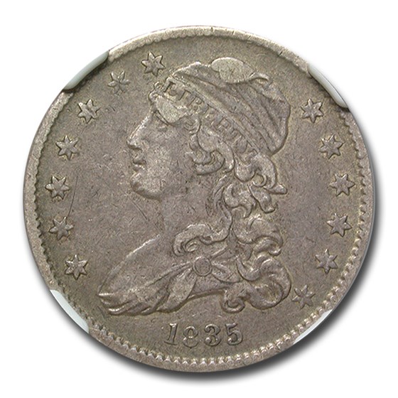 1835 Capped Bust Quarter XF-45 NGC