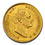 1835 Great Britain Gold Half-Sovereign William IV MS-63 NGC