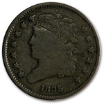 1835 Half Cent Good