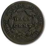 1835 Half Cent Good