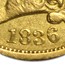 1836 $2.50 Gold Classic Head Block 8 VF-30 NGC