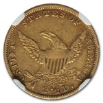 1836 $2.50 Gold Classic Head Block 8 VF-30 NGC