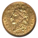 1836 $2.50 Gold Classic Head Quarter Eagle XF-45 NGC