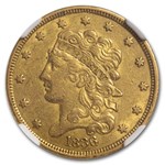 1836 $5 Gold Classic Head Half Eagle AU-50 NGC