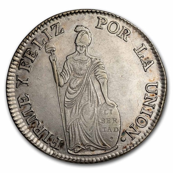 1836-B Peru CUZCO Silver 4 Reales AU 1836-B Peru CUZCO Silver 4 Reales AU