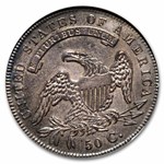 1836 Bust Half Dollar AU-58 (Lettered Edge) Details