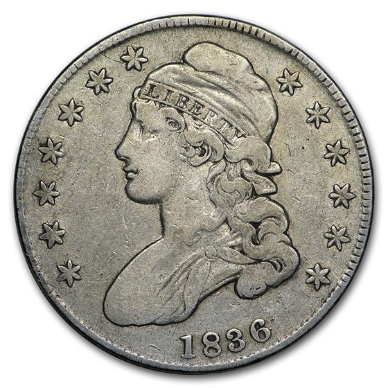 1836 Bust Half Dollar Fine (Lettered Edge) 1836 Bust Half Dollar Fine (Lettered Edge)