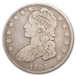 1836 Bust Half Dollar VG (Lettered Edge)