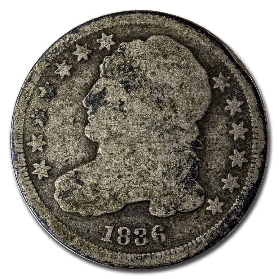 1836 Capped Bust Dime Good