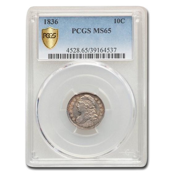 1836 Capped Bust Dime MS-65 PCGS 1836 Capped Bust Dime MS-65 PCGS