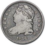 1836 Capped Bust Dime VF