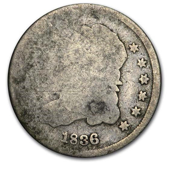 1836 Capped Bust Half Dime AG 1836 Capped Bust Half Dime AG