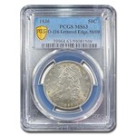 1836 Capped Bust Half Dollar MS-63 PCGS (LT Edge, O-116, 50/00)