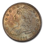 1836 Capped Bust Half Dollar MS-64+ PCGS CAC (50/00 Overton 116)