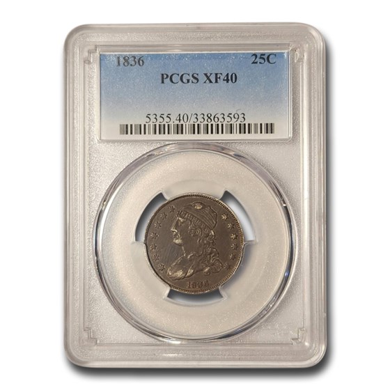 1836 Capped Bust Quarter XF-40 PCGS 1836 Capped Bust Quarter XF-40 PCGS