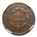 1836 Large Cent Fine-12 NGC (Obverse Die Break)