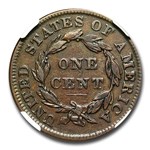 1836 Large Cent XF-45 NGC (Brown)