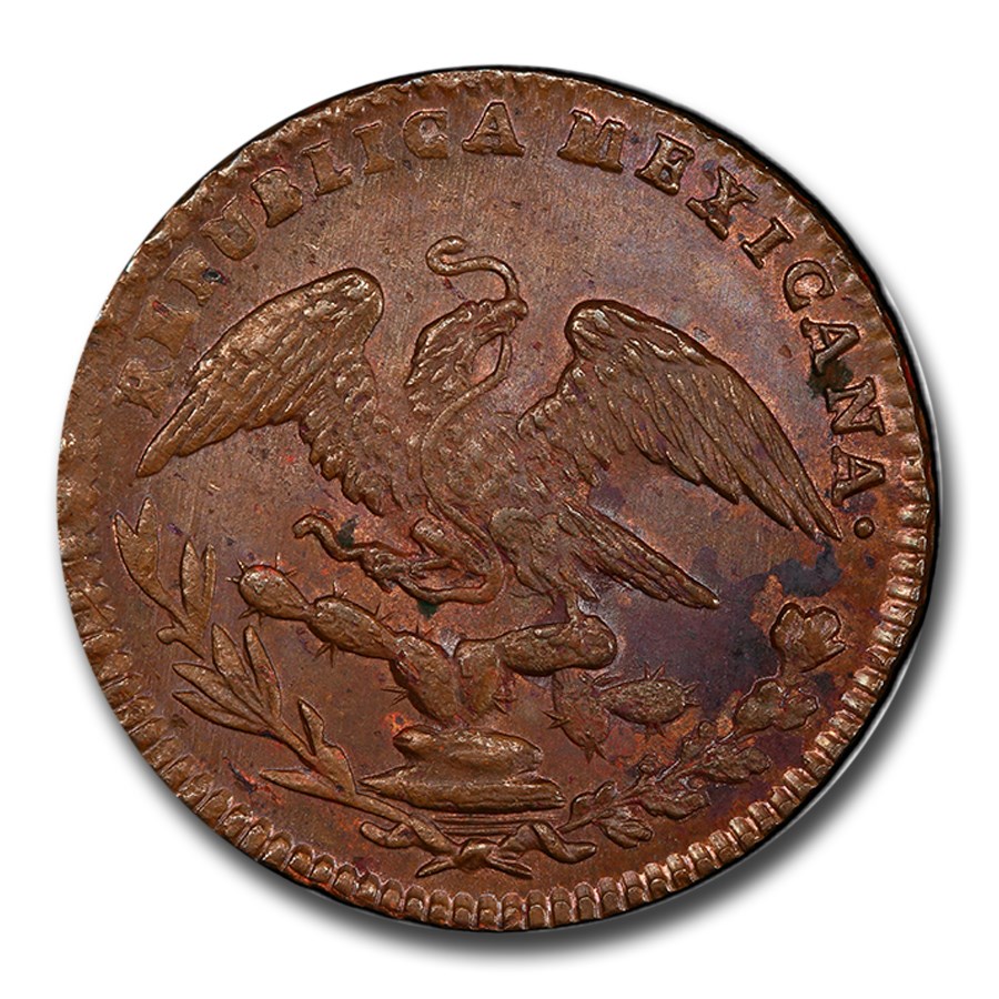 Buy 1836-Mo Mexico 1/4 Real MS-63 PCGS (Brown) | APMEX