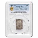 (1837-1854) Japan Silver 1 Bu (Tenpo Ichibugin) MS-62 PCGS