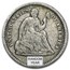 1837-1873 Liberty Seated Half Dimes Avg Circ