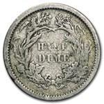1837-1873 Liberty Seated Half Dimes Avg Circ