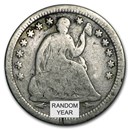 1837-1873 Liberty Seated Silver Half Dimes Culls