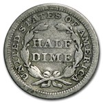 1837-1873 Liberty Seated Silver Half Dimes Culls