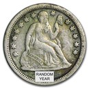 1837-1891 Liberty Seated Dimes Avg Circ