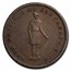 1837 Canada Bank of Montreal Penny Bank Token Avg Circ