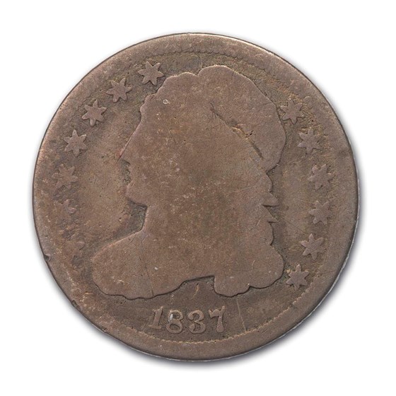 1837 Capped Bust Dime AG 1837 Capped Bust Dime AG