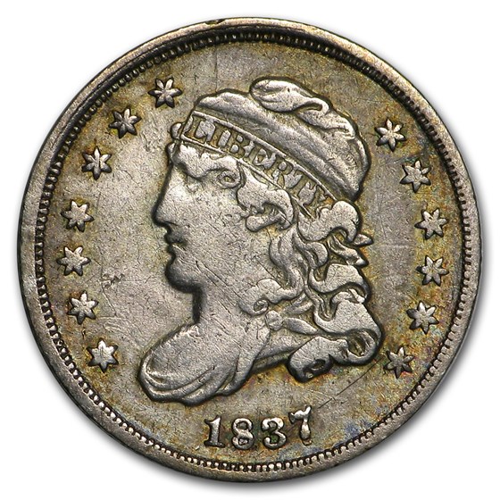 1837 Capped Bust Half Dime VF 1837 Capped Bust Half Dime VF
