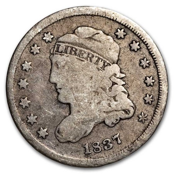 1837 Capped Bust Half Dime VG 1837 Capped Bust Half Dime VG
