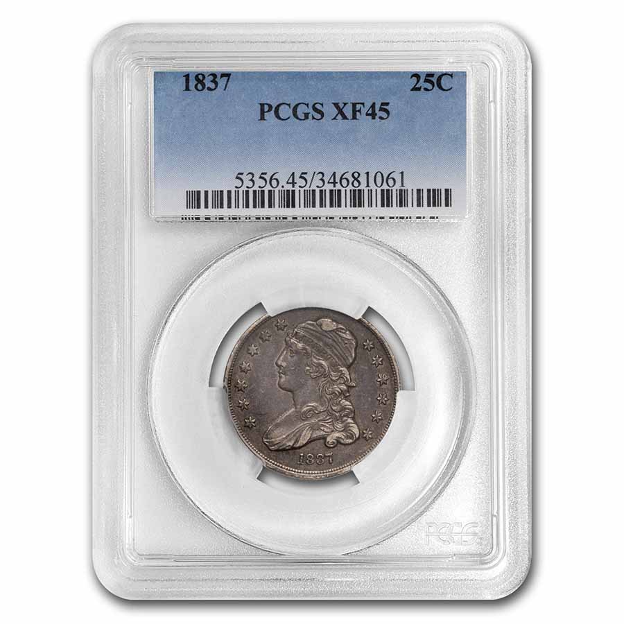 ブルガリア 5レバ 184年 銀貨 PCGS XF45 c2104 ブルガリア5レバ銀貨 アレクサンダー1世 1884年 美品＋ 送料込