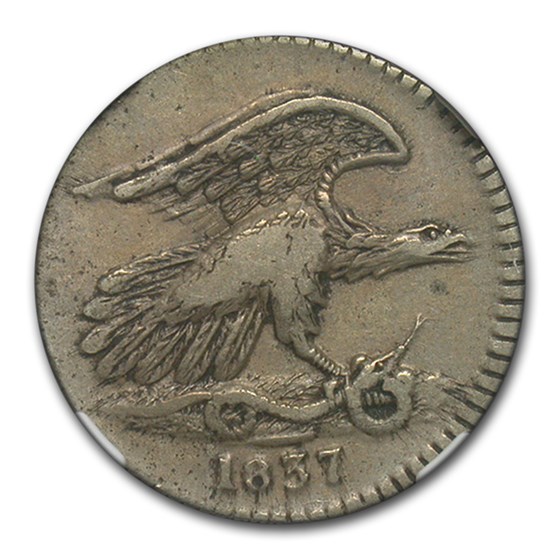 1837 Feuchtwanger One Cent Hard Times Token XF-40 NGC (HT-268) 1837 Feuchtwanger One Cent Hard Times Token XF-40 NGC (HT-268)
