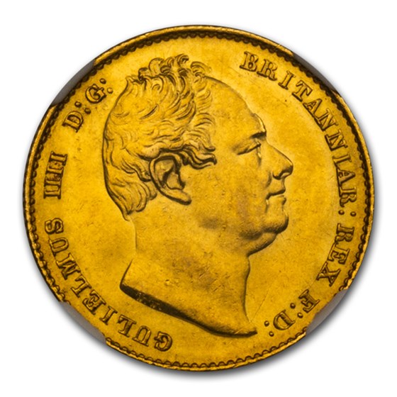 Buy 1837 Great Britain Gold Sovereign William IV MS63 NGC APMEX