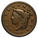 1837 Large Cent VG
