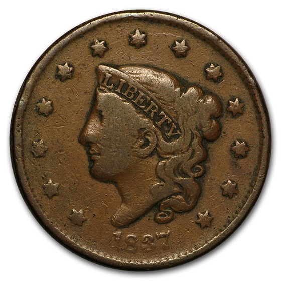 1837 Large Cent VG 1837 Large Cent VG