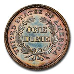 1837 Liberty Seated Dime PF-65 NGC (Large Date)